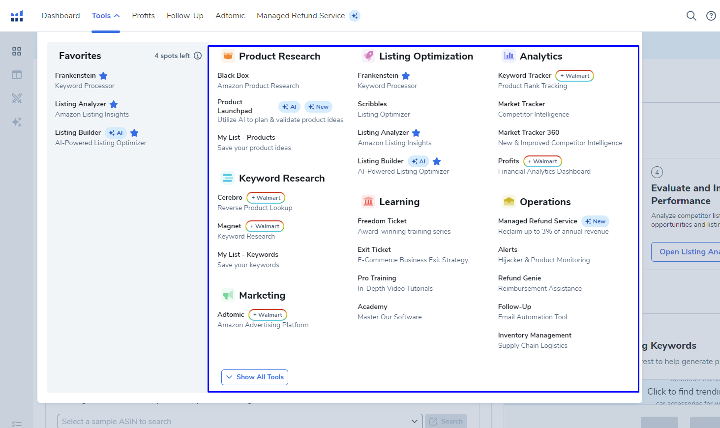 Helium 10 is designed to be accessible for users of all experience levels
